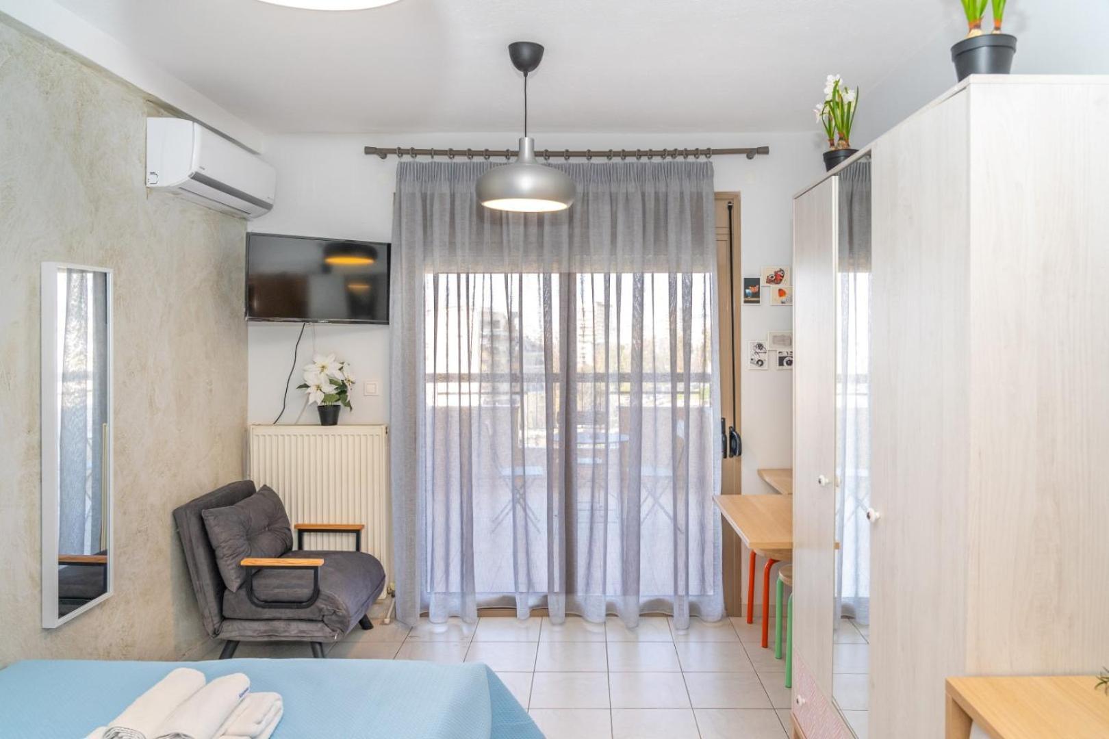 Kosmos Service Apartment Beautiful Studio 3 With Additional Cost Parking Thessaloníki Eksteriør bilde